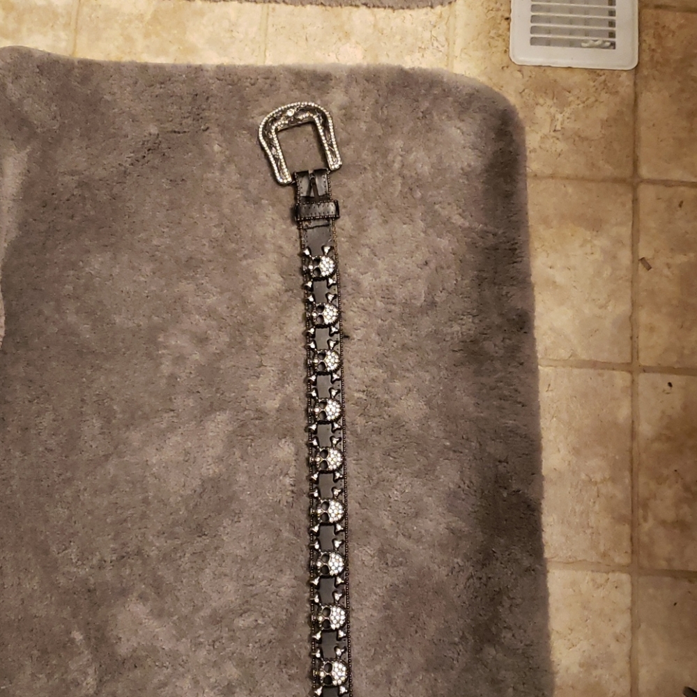 Fancy Skull Belt